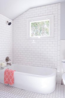 Lavabosuz beyaz banyo