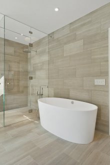 Lavabosuz geniş banyo