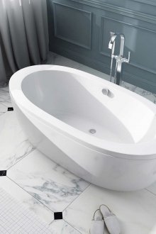 Lavabosuz mermer banyo