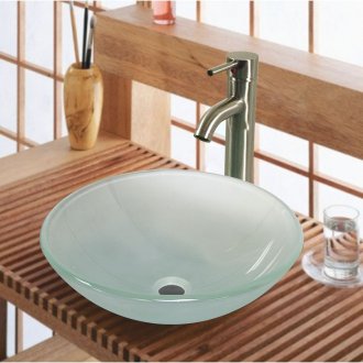 Çevre dostu cam lavabo