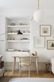 Bright bedroom interior for teenager