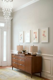Bright hallway interior