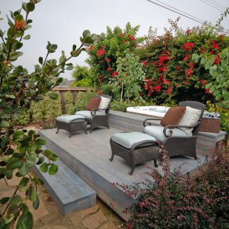 Landscaping garden
