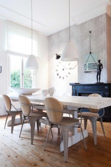 Loft tarzı dökme demir sandalyeler