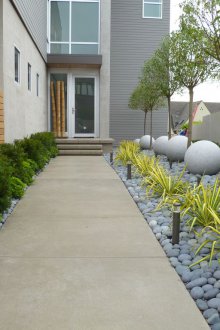 Concrete paving slabs