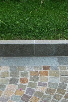 Paving stones for a summer residence
