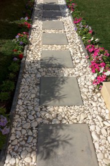 Paving slabs gray