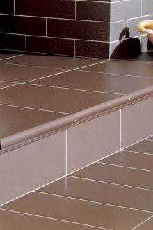 Brown porch tile