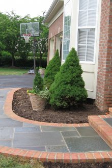 Frost-resistant porch tiles