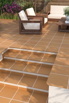 Tiled Patio