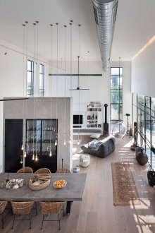 Loft Wohnzimmer im Haus