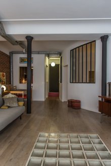 Kleines Loft Wohnzimmer