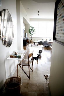 Loft hallway interior