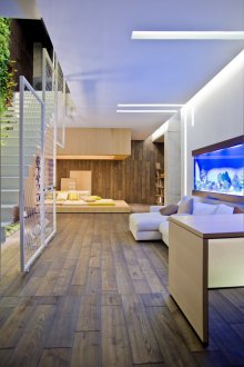 Bright hallway loft