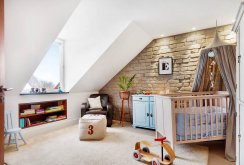 Beige Loft Style Kids Room