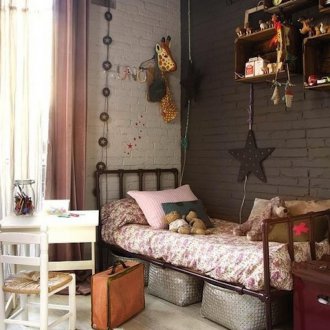 Decoración infantil de estilo loft