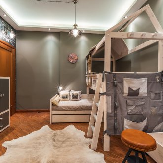 Vivero en el estilo de un loft de una matriz