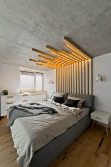 Loft gray bed