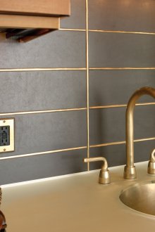 Bronz metal karıştırıcı