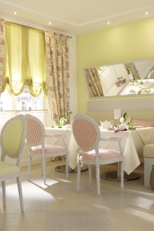 Cozy cafe in the style of Provence
