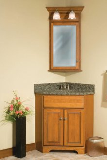 Tezgahlı köşe lavabo