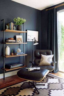 Dark home interior