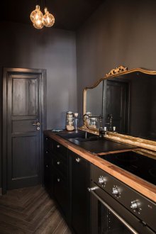 Dark Provence style interior