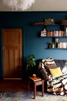 Dark retro style interior