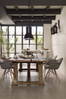 Loft tarzı sorunsuz döşeme