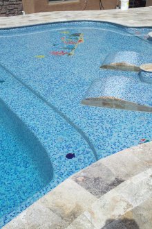 Mosaico per la piscina
