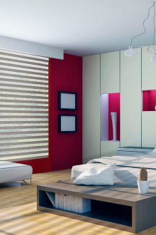 Large day-night roller blinds