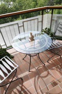 Balkon tuğla döşeme