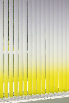 Yellow and White Gradient Blinds