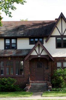 German style village house