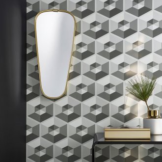 Koridorda 3D duvar kağıdı