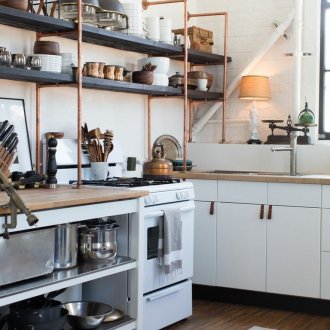 Loft tarzı mutfak