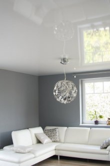 Lustre para teto de tecto cromado