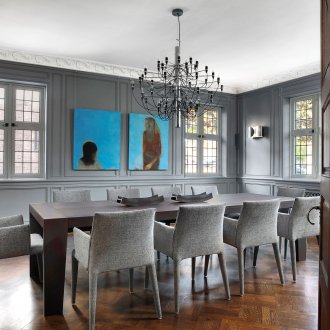 Lustre de teto tensionado estilo loft
