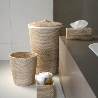 Wicker Wäschekorb