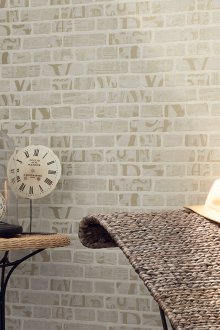 Bir tuğla altında duvar kağıdı Provence