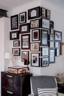 Fotos en la esquina del interior