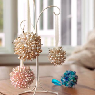 Crafts for the new year from beads