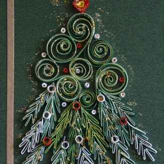 Quilling Christmas tree
