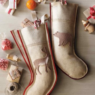 Crafts for the new year from felt