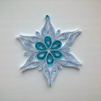 Snowflake quilling