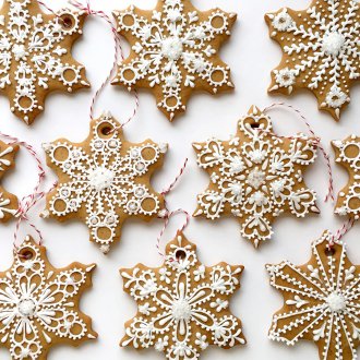 Snowflake cookies