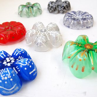Plastic Bottle Snowflakes