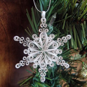 Quilling snowflake