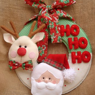Felt wreath