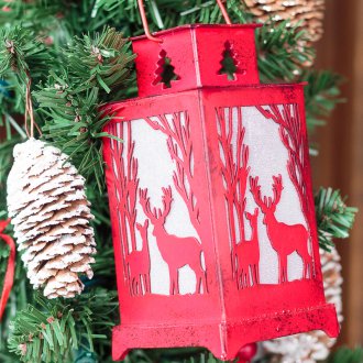 New Year's door flashlight